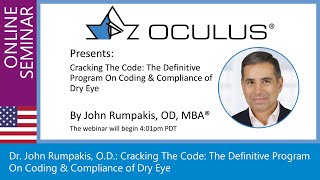 Cracking The Code: The Definitive Program On Coding & Compliance of Dry Eye