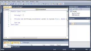Visual Basic Tutorial 144 Threading YouTube