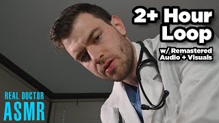 ASMR Loop: Ultra Relaxing Abdominal Exam by Dr. Adam | 2 Hours+ | Remastered Audio \u0026 Visuals