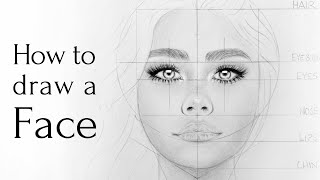 How to draw a face for beginners | easy step by step tutorial