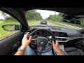 420hp bmw 330e g20 review on autobahn no speed limit by autotopnl