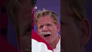 It's the most famous salad in the world, Frank! #hellskitchen #gordonramsay