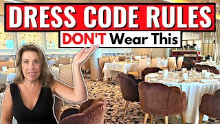 13 Dress Code Mistakes You'll REGRET Making on a Cruise
