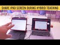 How to share iPad screen in Google Meet and classroom projector