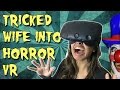 Tricked Wife into Playing a Horror VR Game - Emily Wants to Play - HTC Vive