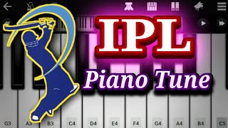 IPL Piano Tutorial | IPL Piano BGM Tune | Learn How To Play IPL Tune On Mobile Piano
