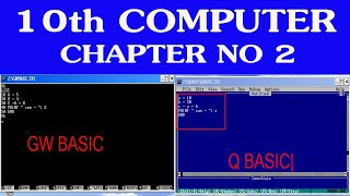 IDE of QBASIC & GW-BASIC | Modes of operation use in BASIC
