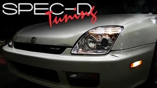 SPECDTUNING INSTALLATION VIDEO: 1997-2001HONDA PRELUDE HEADLIGHTS