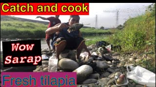 Naglambat sabay ihaw sarap kumain part 1(taiwan river)