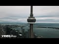 toronto aerial view 4k cn tower