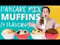 How to Make Pancake Mix Muffins- 4 Delicious and Easy Flavors