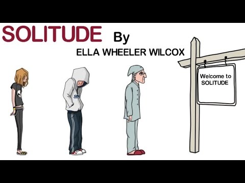 What is the solitude poem about?