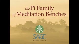Original Pi, Pi To Go, and Xtra-Pi Family of Meditation Benches