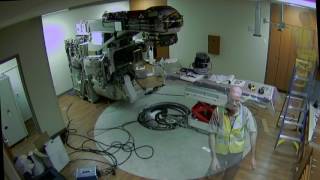 Varian TrueBeam install timelapse