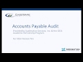 IDEA 10 Workbook Section 3 - Accounts Payable Audit