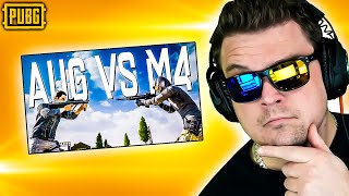 AUG vs M416 - Which One Is BETTER?! - HollywoodBob REACTS! - PUBG