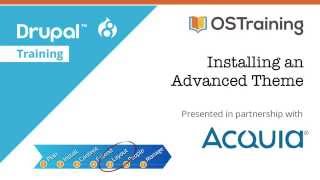 Drupal 8 Beginner, Lesson 55: Installing an Advanced Theme