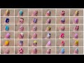 35 Easy floral nail art designs compilation || Nail art for short and long nails 2024