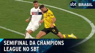 PSG e Borussia Dortmund disputam vaga na final da Champions League | SBT Brasil (06/05/24)