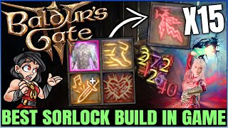 Baldur's Gate 3 - 400+ DAMAGE A TURN - Best Sorcerer Warlock Build Guide \u0026 GAME BREAKING Multiclass!