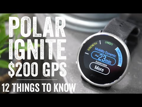 How do you use the GPS on Polar ignite?