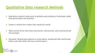 Data Collection methods part 2