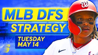 MLB DFS Today: DraftKings & FanDuel MLB DFS Strategy (Tuesday 5/14/24)