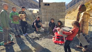 Building a Home for the Puppies 🐶 & A Hearty Family Meal 🍲 | Salahaddin's Journey