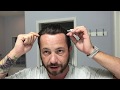 Trimming the Hairline and making it look right!! Hair System and Hair Replacement