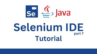 Export Selenium IDE tests to Java and JUnit. Run Selenium tests from IntelliJ IDEA
