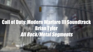 COD: Modern Warfare III (2011) Soundtrack (All Rock/Metal Segments)