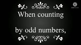 Odd Numbers Song