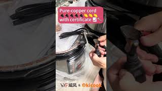 How does a professional  kitchen appliance factory carefully inspect the wires? #okicook  #cooker