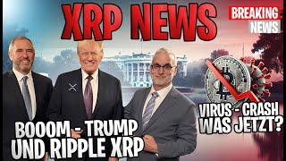 💥 XRP Ripple NEWS 💥Trump und Ripple: Große Neuigkeiten ❗😮 Virenalarm: Droht ein Crash ❓💥 Deutsch 🚀