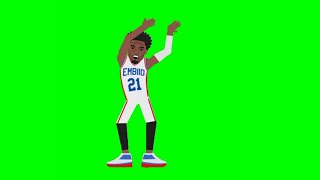 Green Screen Basket Ball Dance 0100