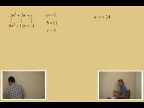 Factoring; "abc Method" Part 1 - YouTube