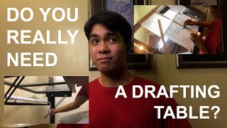 DO YOU REALLY NEED A DRAFTING TABLE??? | PROS & CONS | MY ACRYLIC DRAFTING TABLE