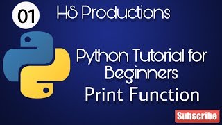 Python Print Function - chap #01 - Python Tutorial for Beginners in Urdu/Hindi