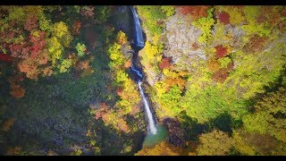 不動滝 ～ 糸魚川ジオパークを空撮