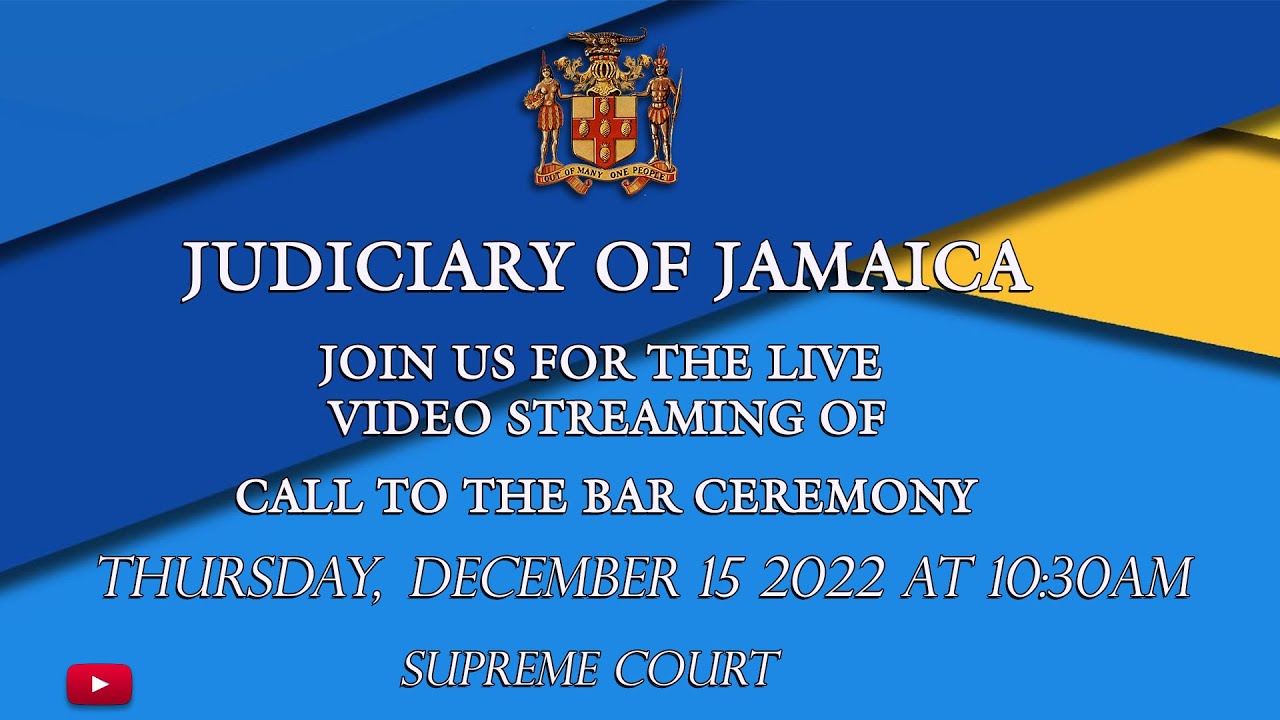 Call To The Bar Ceremony - Thursday, December 15,2022 - YouTube