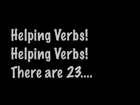 What are all the 23 helping verbs?