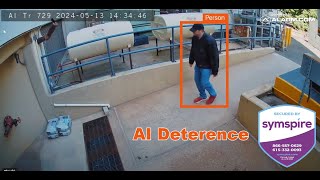 Alarm com AI Deterrence AI Powered Security - Auto Verbal Warnings with Specific Descriptions