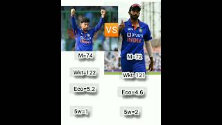 jasprit bumraah vs Kuldeep Yadav ODIbowling comparison#shorts#popular#trending#youtubeshorts#cricket