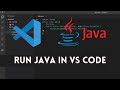 How to Run Java in VS Code