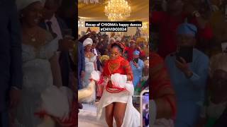 The happiest bride ever dancing on her wedding day 😍 #chivido #chivido2024 #davido #nigerianwedding