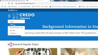 Credo Reference 2020