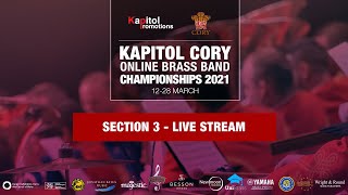 Kapitol Cory Band Online Championships 2021 - 12-28 March - 3rd Section Live Stream