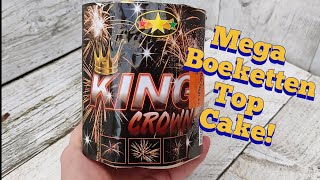 King Crown 8 Shots 1'2 inch Cake  | Tristar  | Vuurwerk