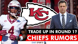 Kansas City Chiefs Rumors On TRADING Up In The 1st Round Of The NFL Draft + Get Brenden Rice?