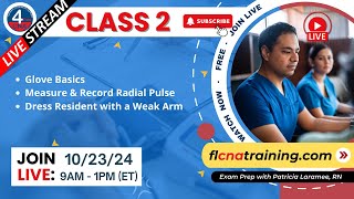 LIVE 4YourCNA Classroom! Class 2 - CNA Essentials: Glove Use, Pulse Measurement & More 🩺🖐️